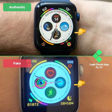 fake apple watch vs real series 8|apple watch true or real.